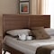 Baxton Studio Seren Mid-Century Walnut Brown Finished Wood Full Size Headboard 156-9425 - alternate 2
